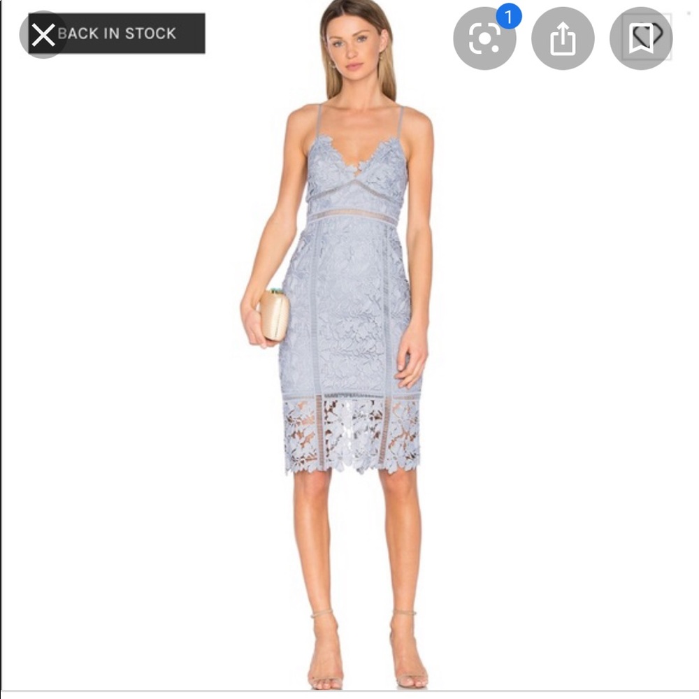 Bardot floral cocktail dress